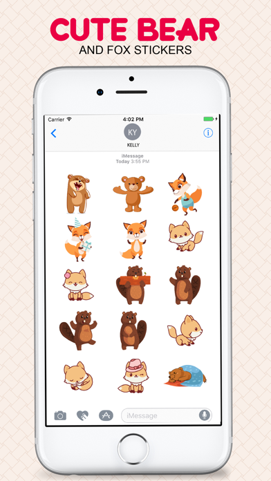 Lovely Bear Stickers! screenshot 3