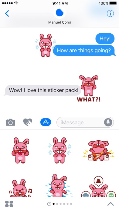 Brat Bunny Stickers screenshot 4