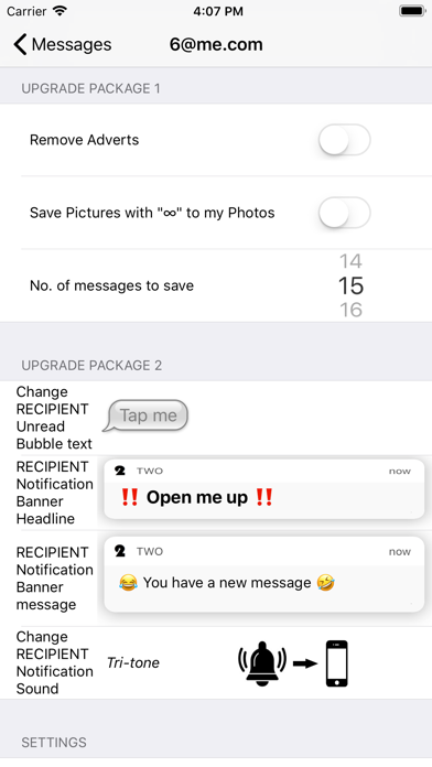Two - messaging for 2 people. screenshot 4