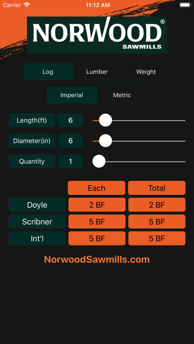 Norwood Sawmills Calculatorのおすすめ画像1