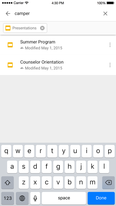 Google Drive – almacenamiento iPhone Capturas de pantalla