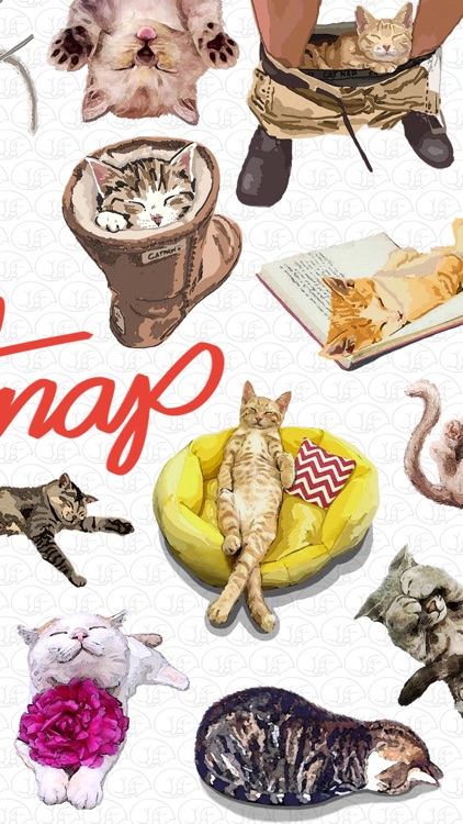 CatNap 1: Sleepy Cat Stickers