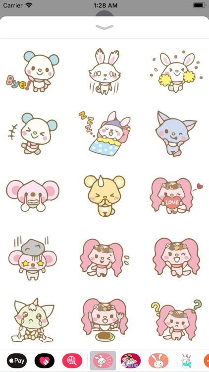 Bun Bun Emotes Sticker Pack IM