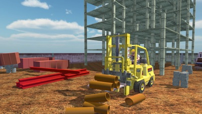 Real Forklift Driving Test 3D screenshot 3