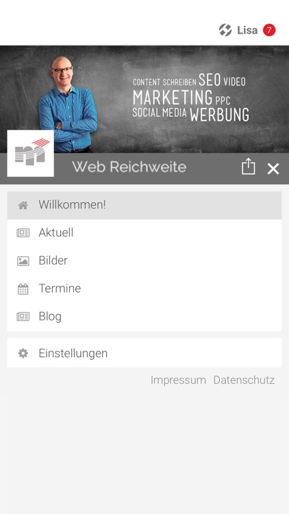 Web Reichweite