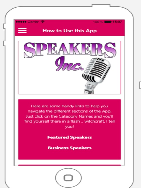 iPad Image of Speakers Inc