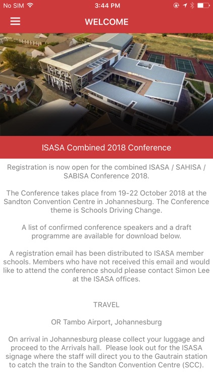 ISASA 2018 Combined Conference