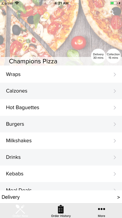 Champions Pizza Garston screenshot 2