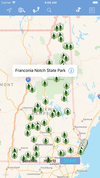 New Hampshire State Parks map!