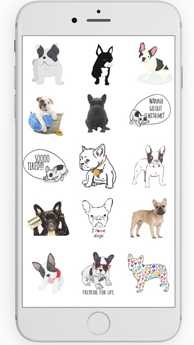 French Bulldog Stickers Pack screenshot 3