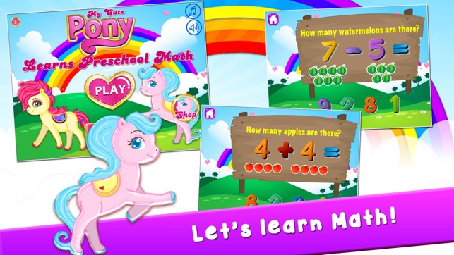 My Pony Play Math Games