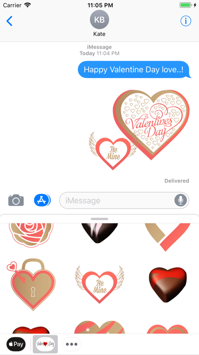 Valentin Love Romantic Sticker screenshot 4