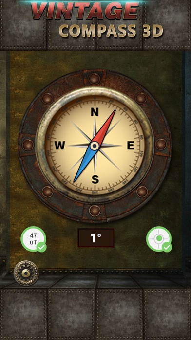 Vintage Compass 3D True North screenshot 3