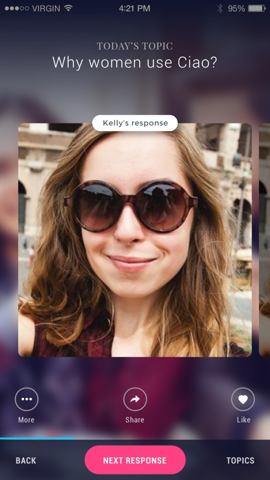 Ciao - A women only social app screenshot 3