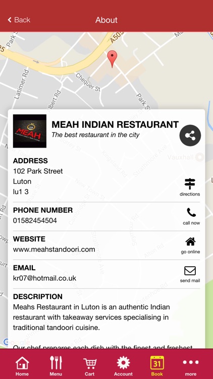 Meah Indian Restaurant screenshot-3