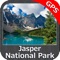 Jasper National Park coverage resident in the app