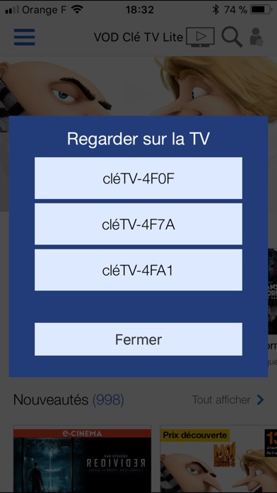 VOD Clé TV Lite screenshot 2