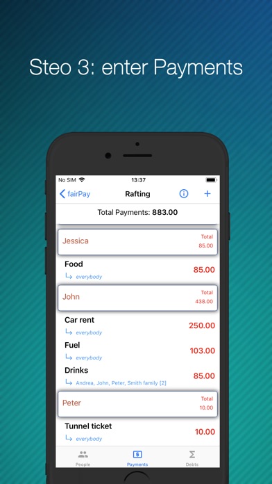 fairPay - Share Expenses screenshot 3