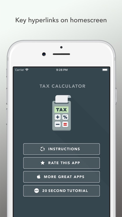 Tax Calculator 2019