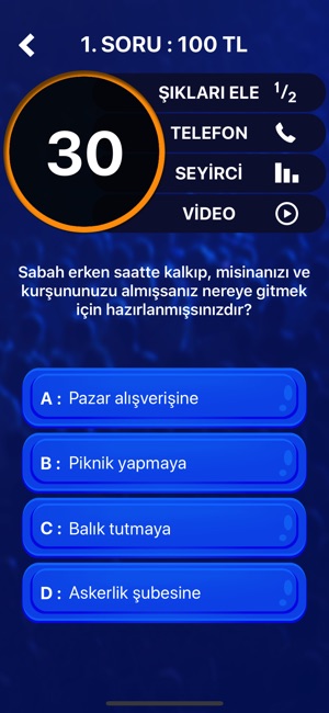 Yeni Milyoner Yarışması 2018(圖2)-速報App