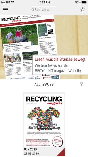 RECYCLING magazin App