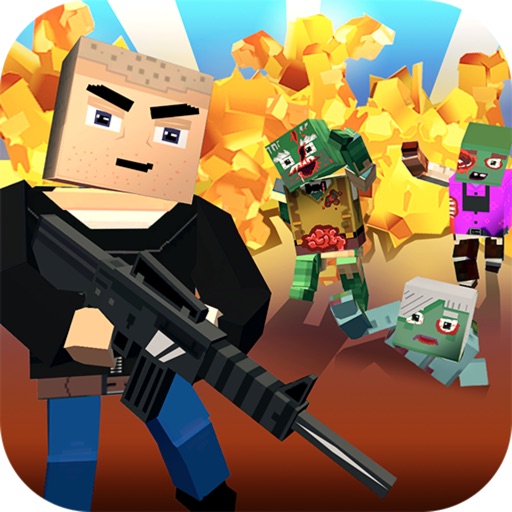 Blocky Zombie Shooter Survival iOS App