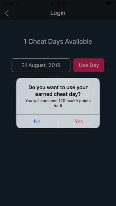 Cheat Days : Diet Tracker screenshot 2