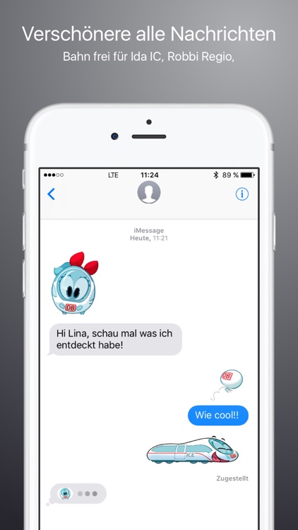 Der kleine ICE Sticker