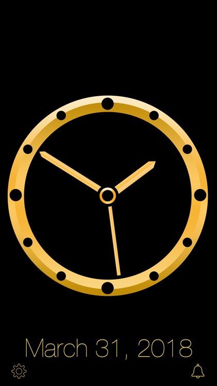Gold Luxury Clock screenshot-8