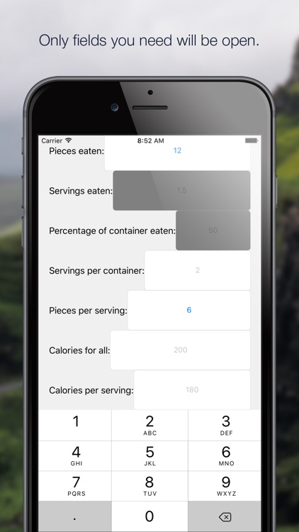 Calorie Helper