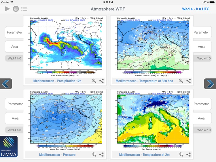 Atmosphere WRF for iPad
