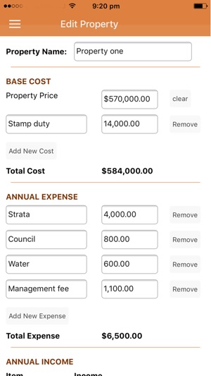 Property Yield Calculator