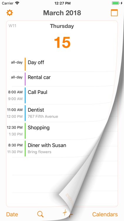 Page Calendar