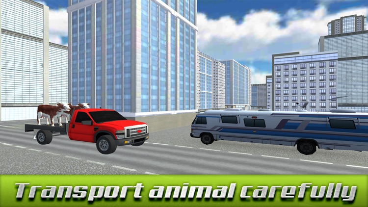 City Animal Transporter Truck 3D