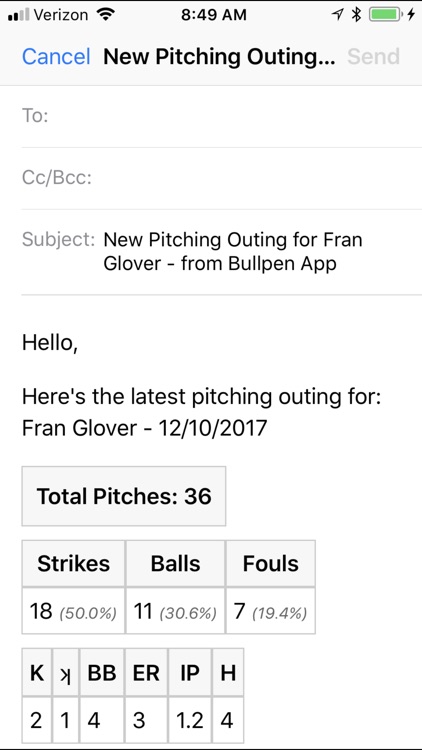 Bullpen Pitch Counter screenshot-3