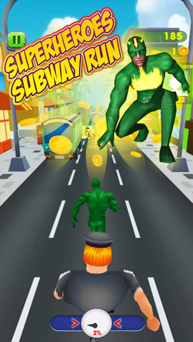 Superheroes Subway Run screenshot 3
