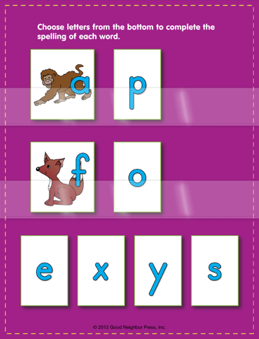 Spelling 3-Letter Words screenshot 2