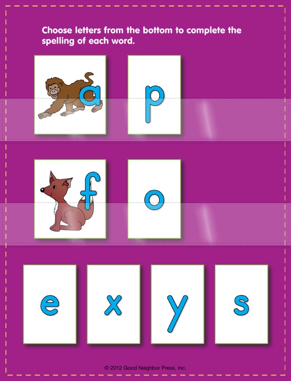 Spelling 3-Letter Words