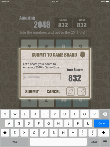 Amazing 2048 screenshot 4