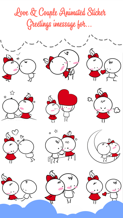 How to cancel & delete Love & Couple Animated Sticker from iphone & ipad 1