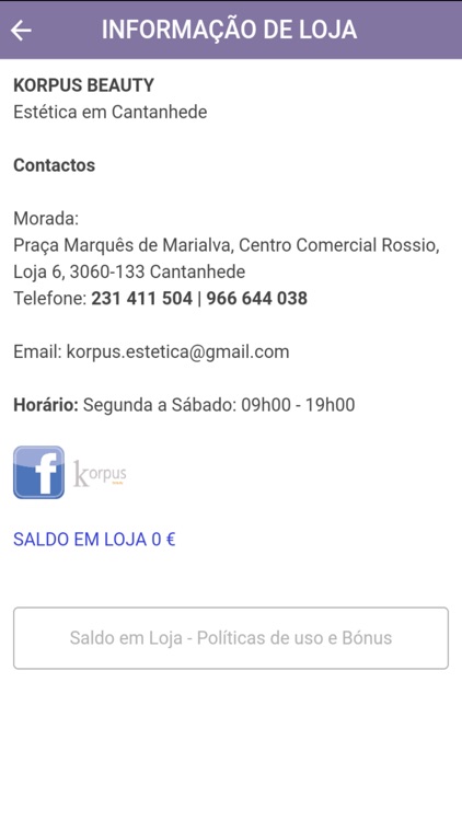 Cartão Cliente Korpus Beauty screenshot-4