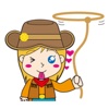 Cute Cowgirl Sticker
