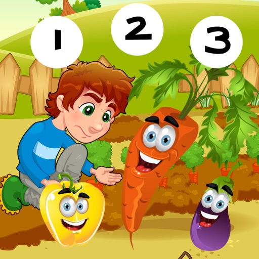 123 Count-ing & Learn-ing Number-s First Class: My little Garden: Free Education-al Game-s for Kid-s and Babies iOS App
