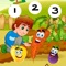 123 Count-ing & Learn-ing Number-s First Class: My little Garden: Free Education-al Game-s for Kid-s and Babies