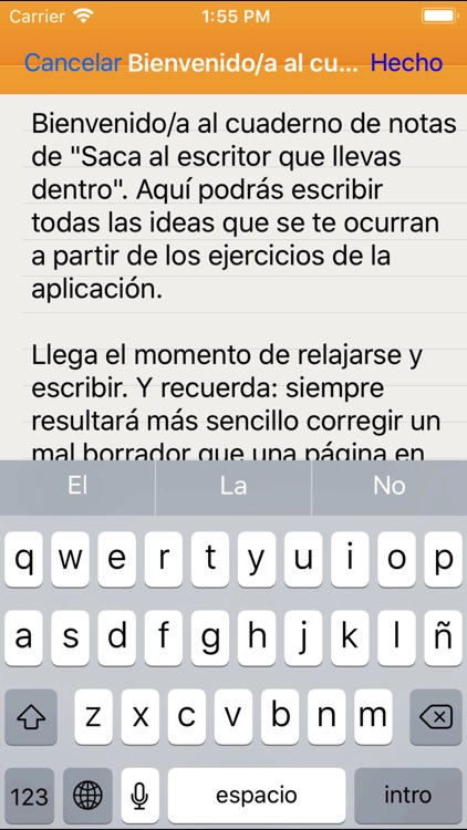 Ejercicios de escritura screenshot-4