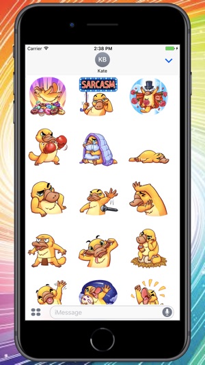 Funny Platypus Stickers(圖2)-速報App