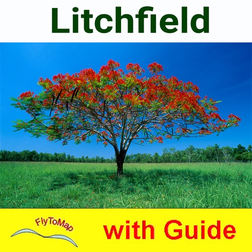 Litchfield NP - GPS and outdoor map with guide icon