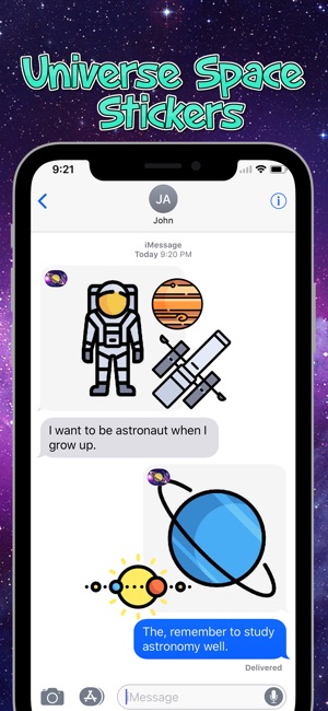 Universe Space Stickers