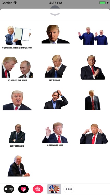 Trump Stickers.
