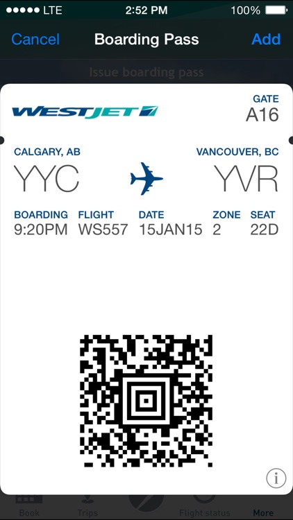WestJet screenshot-3